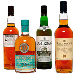 Gespecialiseerd in Schotse en Ierse whisky